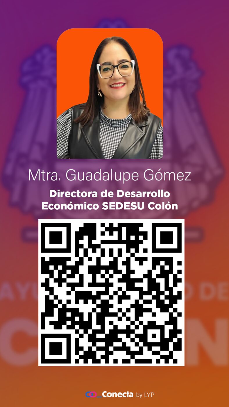 Tarjeta QR de Guadalupe Gómez